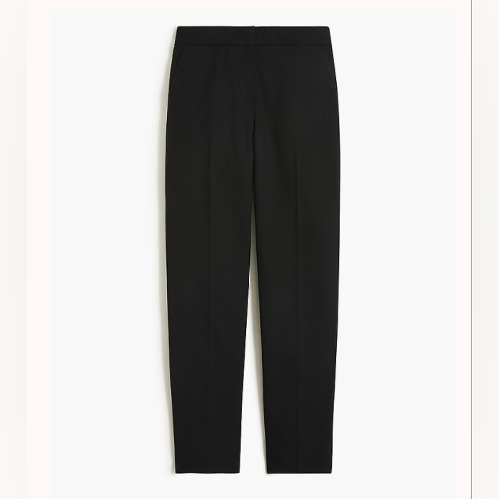 ❤️ J CREW FACTORY ELASTIC BACK STRAIGHT PANTS, BLACK, HIGH RISE, 8P (29 PETITE)